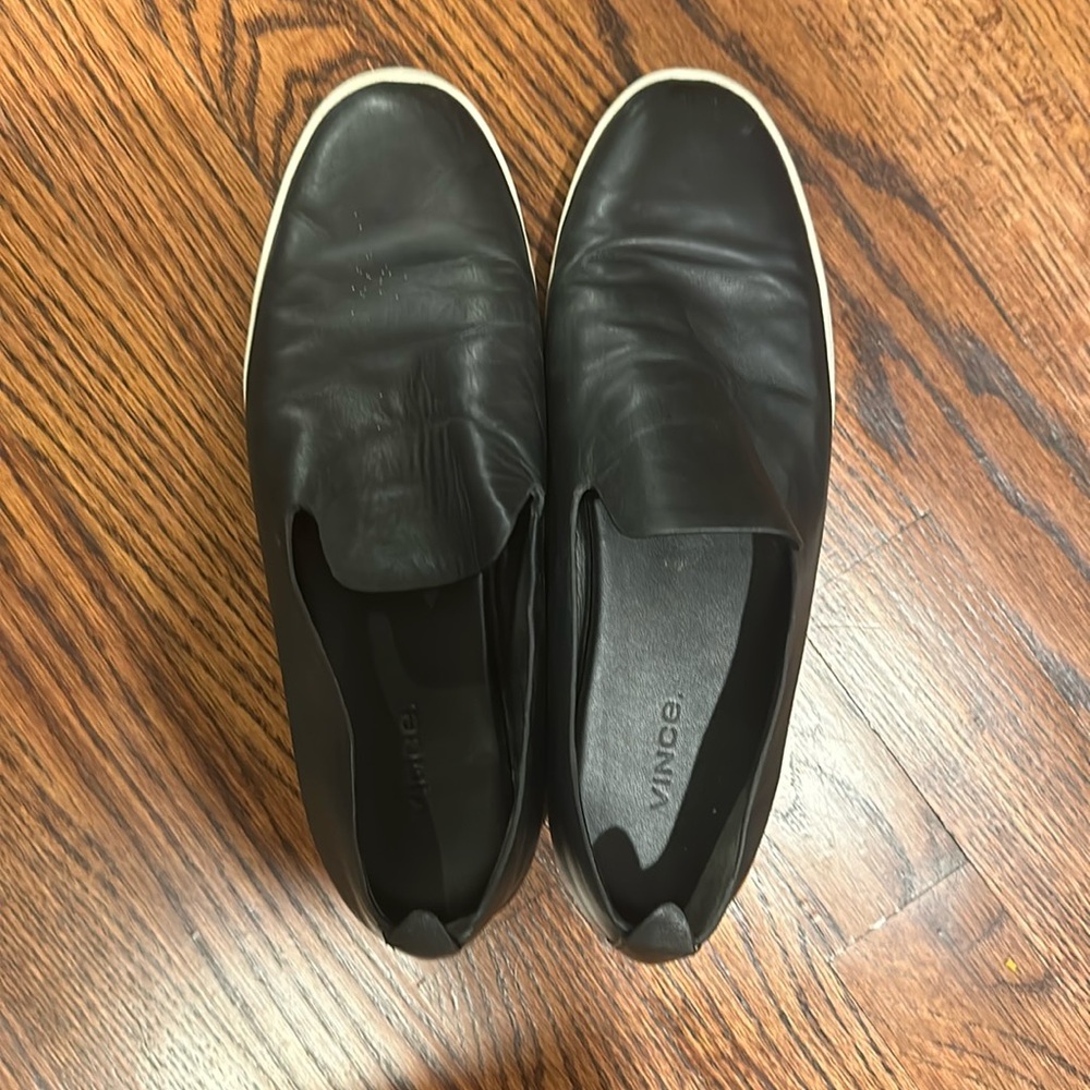 Vince black loafers women’s size 8.5